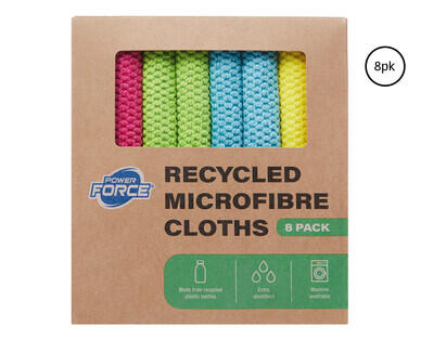 Recycled Microfibre Cloths 8pk