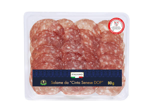 "Cinta senese" salami