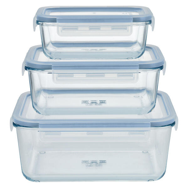 Crofton Blue Rectangle Containers
