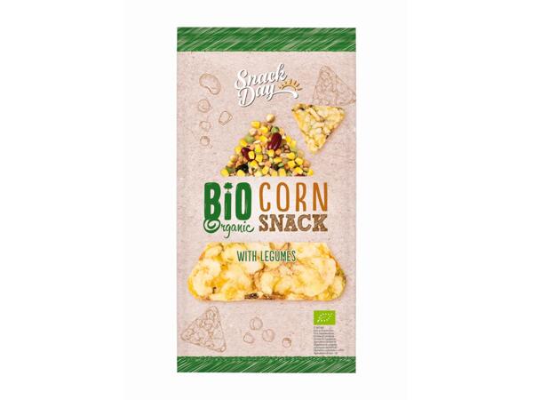 Salted Organic Corn and Legume Snacks