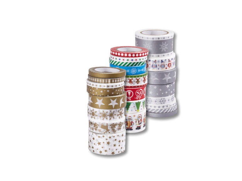 Rubans adhésifs décoratifs, lot de 8