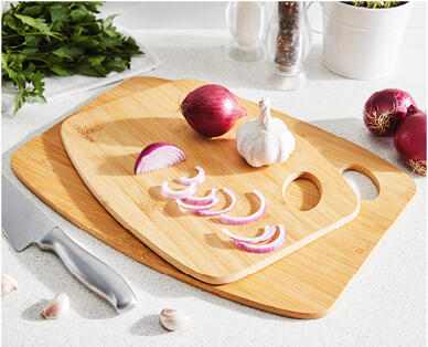 Bamboo Cutting Boards 2pc Set
