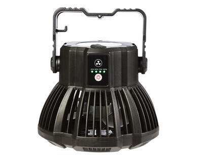Rechargeable Tent Fan with Light