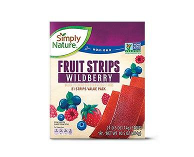 Simply Nature Mango or Raspberry Fruit Strips