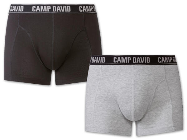 Camp David Herren Boxershorts, 2 Stück