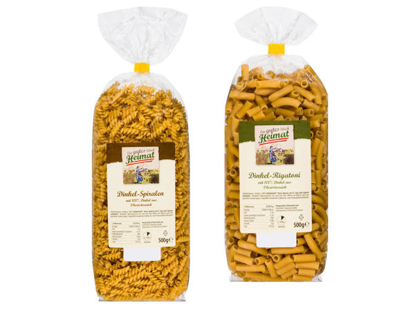 EIN GUTES STÜCK HEIMAT Dinkel-Teigwaren