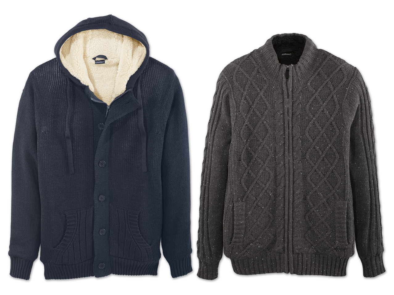 LIVERGY(R) Herren Grobstrickjacke1