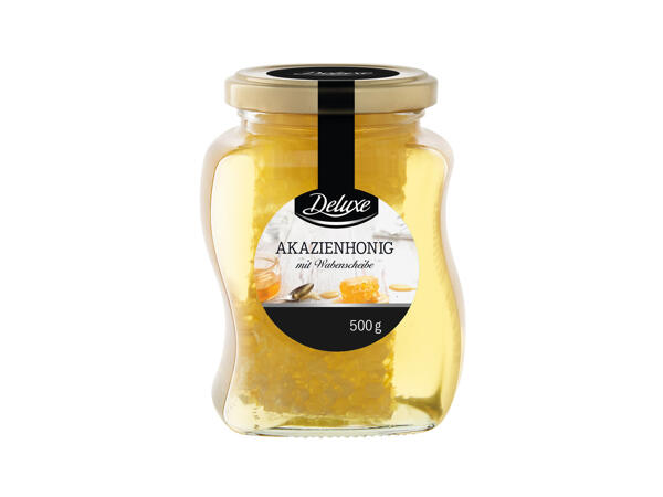Akazienhonig mit Wabenscheibe
