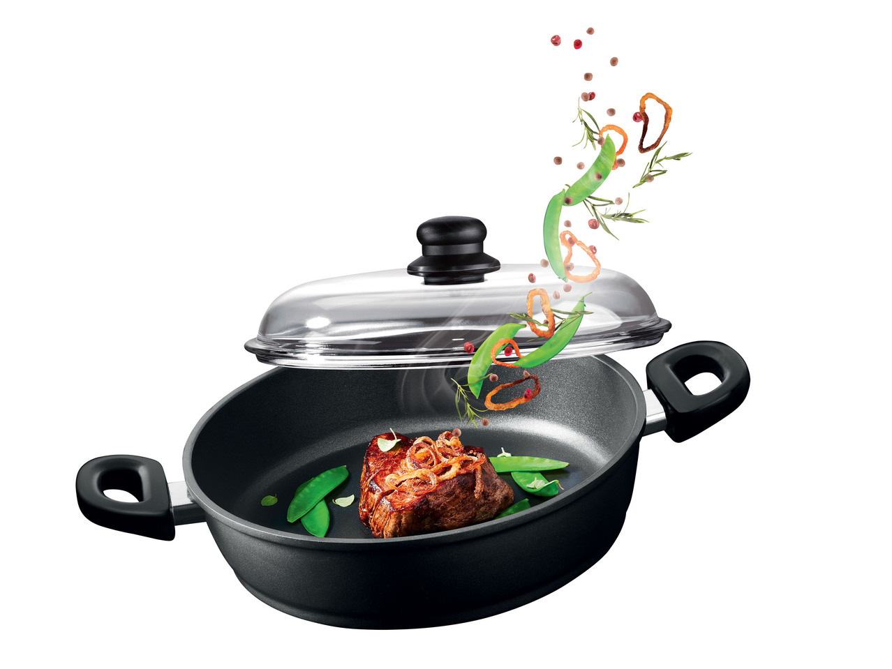 Pan Ø 28cm with Glass Lid