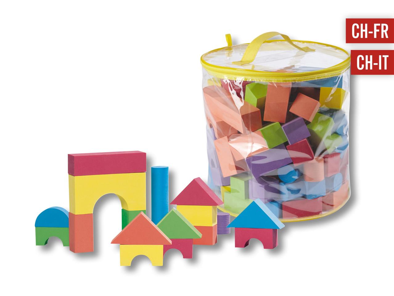 Jeu de construction en mousse, 100 pièces