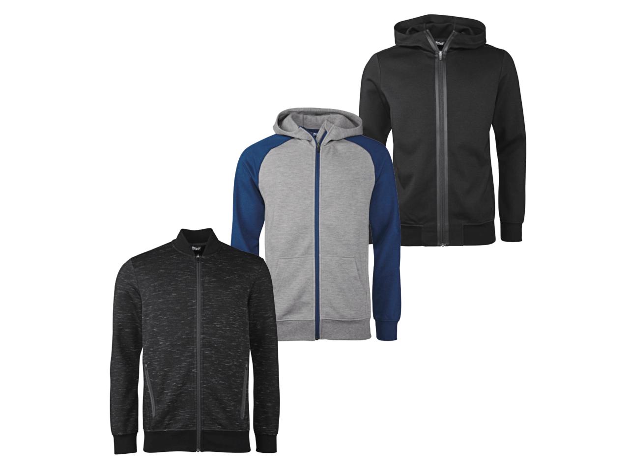 CRIVIT Men's Sweat Jacket