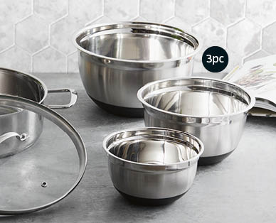 Stainless Steel Mixing Bowl 3pc Set