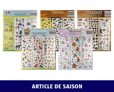 LOT D'AUTOCOLLANTS