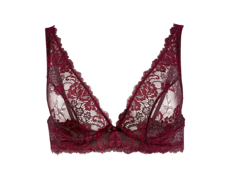 Lace Bra with Transparent Cups