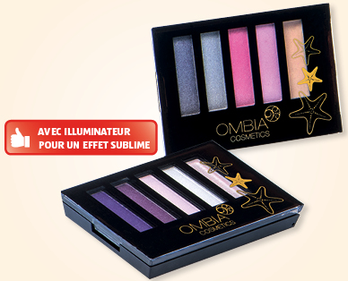 Palette d'ombres à paupières OMBIA COSMETICS