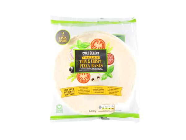 STONEBAKED THIN AND CRISPY PIZZA BASES