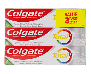 Colgate Total Advanced Toothpaste 3 x 200g