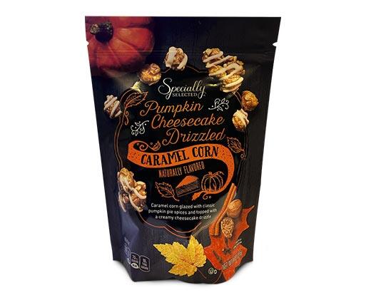 Specially Selected 
 Pumpkin Cheesecake Drizzled Caramel Corn