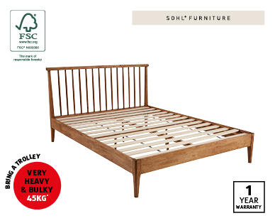 Wooden Bed Frame – Queen Size