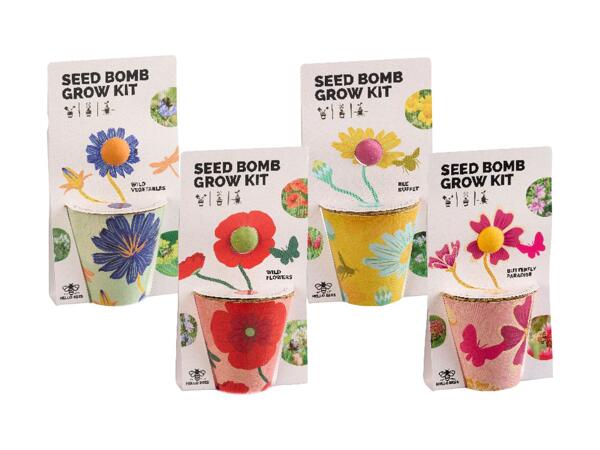 Seed bombs grow kits