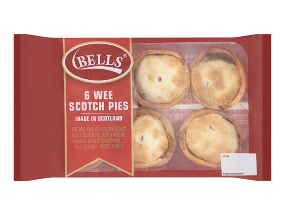Bells 6 Wee Scotch Pies