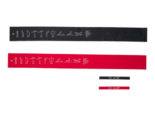 Crivit Strong to Extra-Strong Resistance Bands - Set of 4