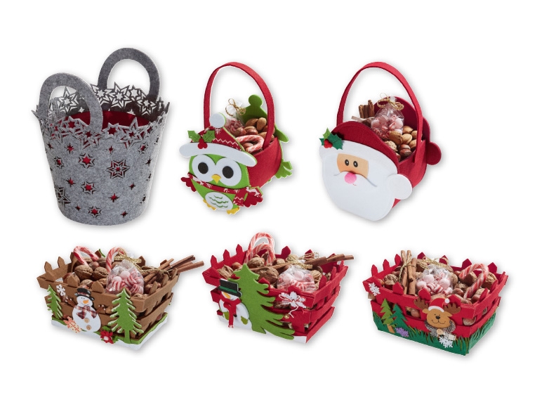 Melinera(R) Decorative Felt Basket