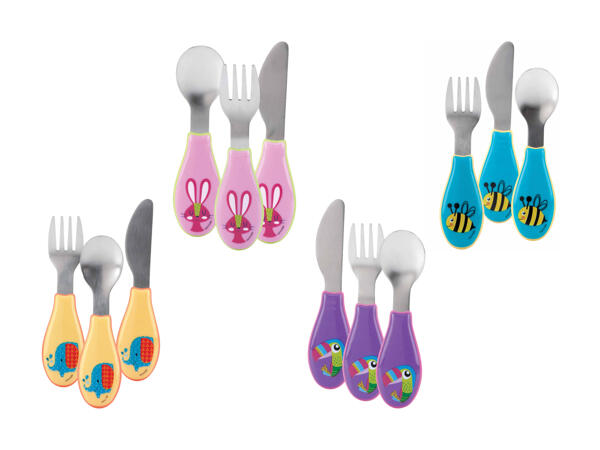 Couverts pour apprendre à manger, 3 pièces