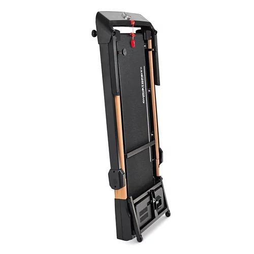 CHRISTOPEIT Laufband 2 in 1 Holzoptik