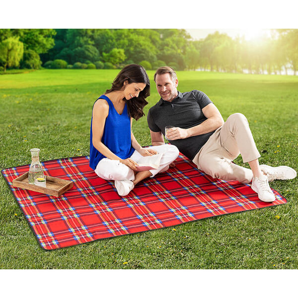 Isolierte Picknickdecke mit Alu-Rückseite