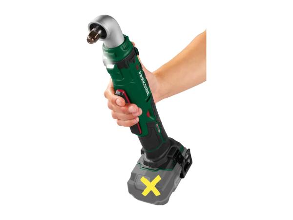 Parkside 20V Cordless Angle Impact Wrench - Bare Unit