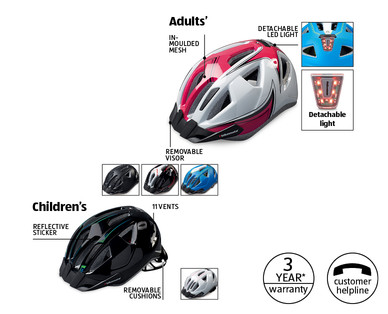 Adults'/Children's Bike Helmet