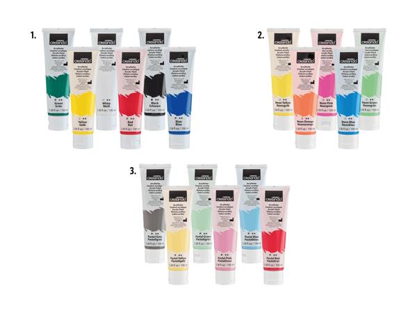 Set de peintures acryliques