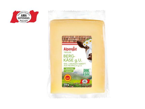 Tiroler Bergkäse aus Heumilch