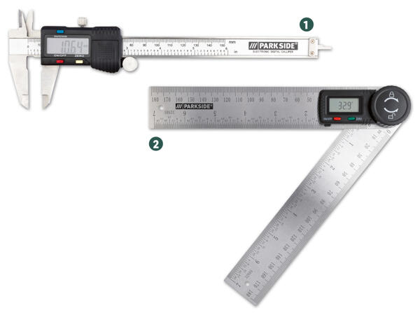 Digitaler Messschieber/​Winkelmesser