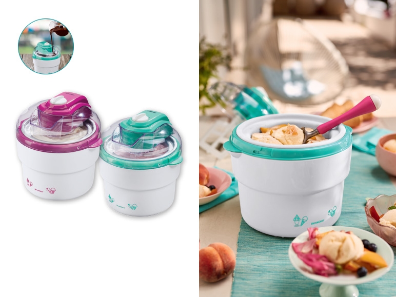SILVERCREST KITCHEN TOOLS(R) 12W Ice Cream Maker