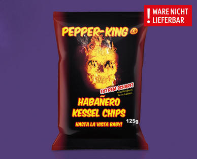 PEPPER-KING(R) Habanero Kesselchips