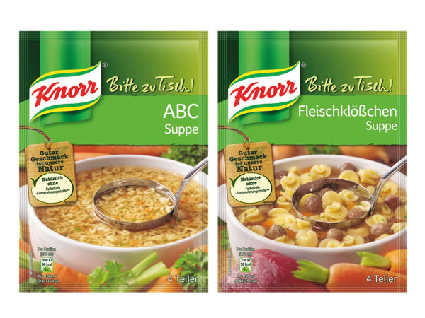 Knorr Bitte zu Tisch Suppen