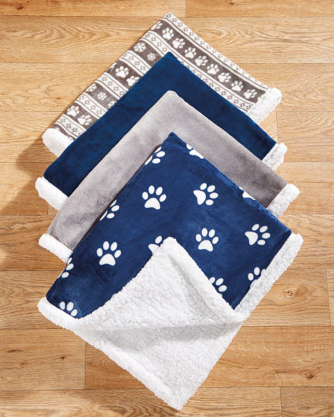 Charcoal Pet Sherpa Fleece