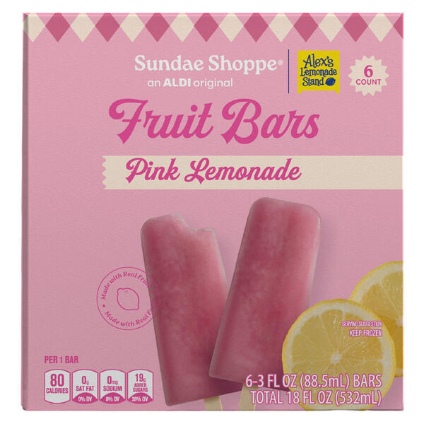 Sundae Shoppe Pink Lemonade Bars