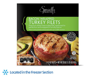 Specially Selected Bacon Wrapped Turkey Filets