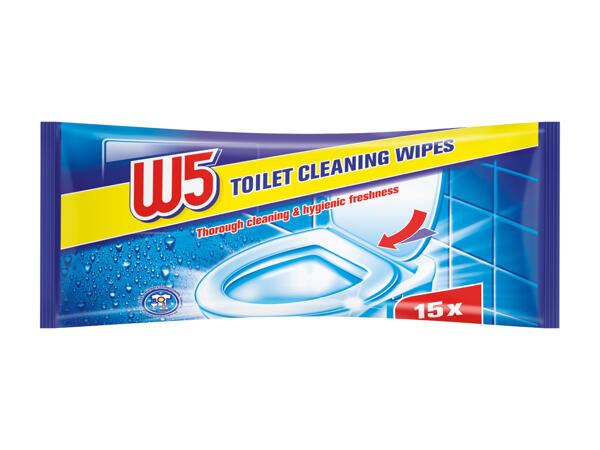 Lingettes nettoyantes pour WC