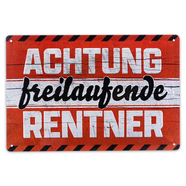 Retro-Metallschild "Freche Sprüche"