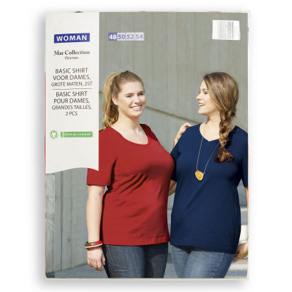 T-shirts pour dames, 2 pcs