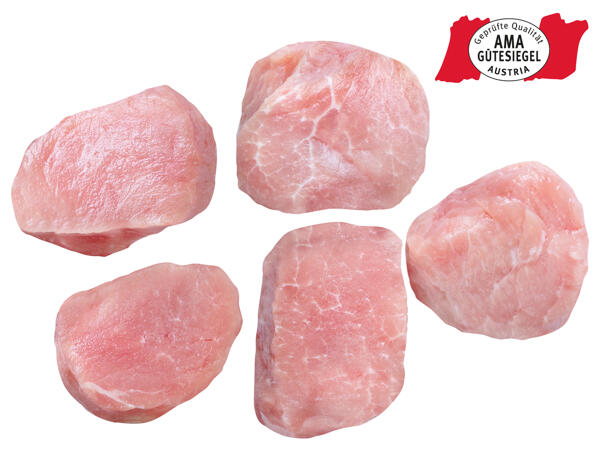 Frische Schweine-Medaillons