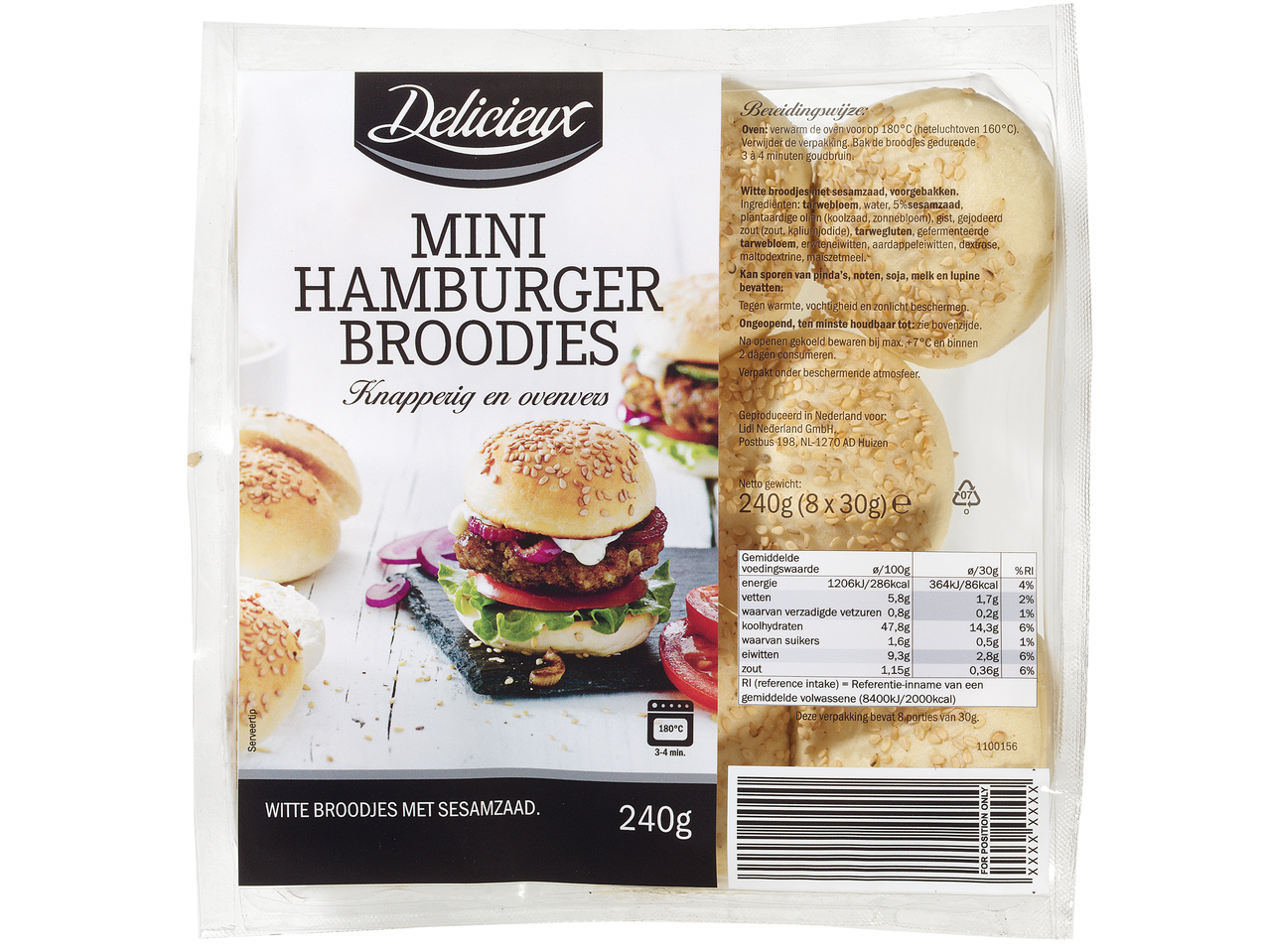 Mini-pains à hamburger