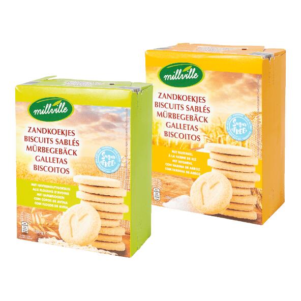 MILLVILLE(R) 				Biscuits sablés sans sucre