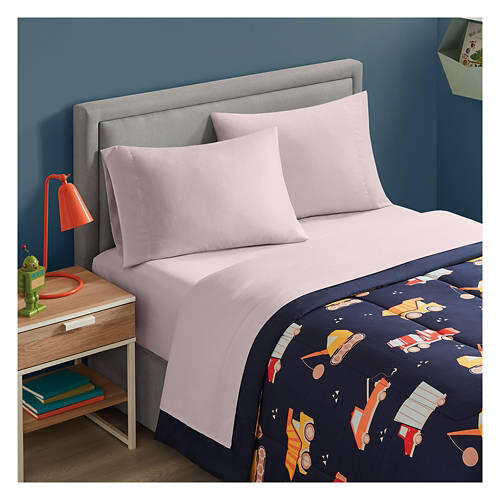 Full Size Bed Sheet Set, Pink
