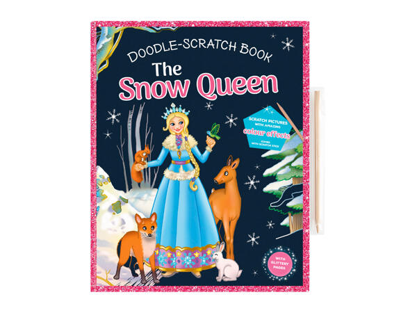 Kids' Christmas Scratch Art Book