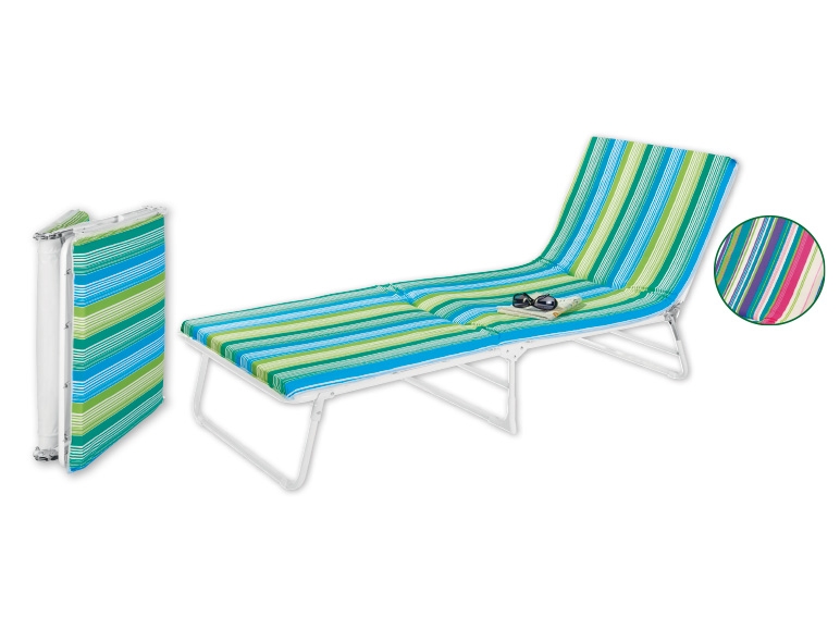 Florabest Sun Lounger with Cushion